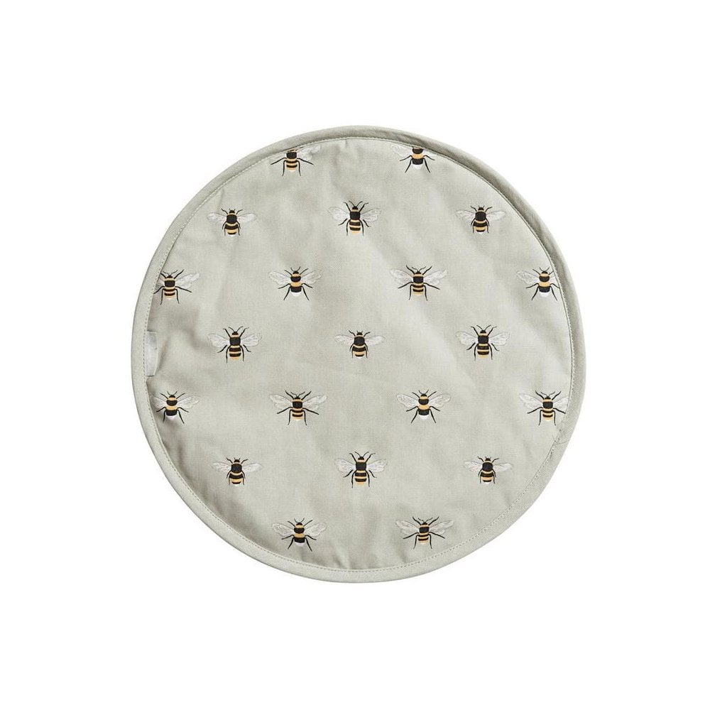 The Sophie Allport Bees Hob Cover in Cream#Cream