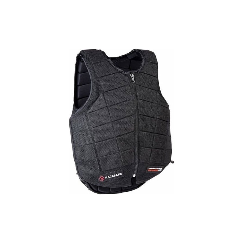 The RaceSafe Adult Tall Fit Body Protector in Black#Black