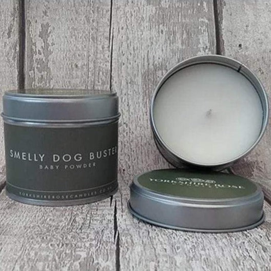 Yorkshire Rose Candles "Smelly Dog Buster" Candle Tin