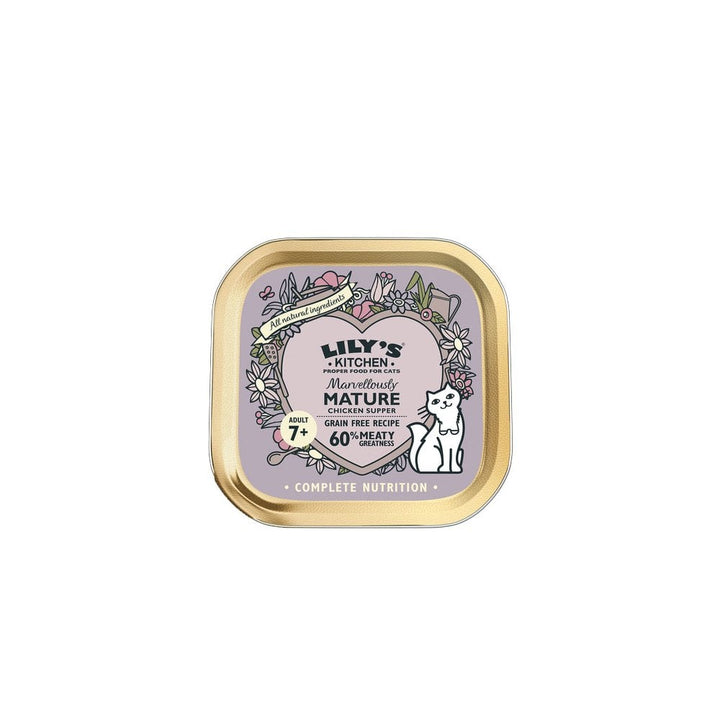 Lily's Kitchen Marvellously Mature Grain Free Chicken Supper for Cats 85g