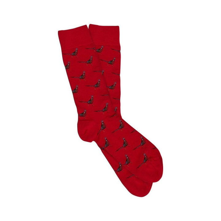 Barbour Mens Mavin Socks in Red#Red