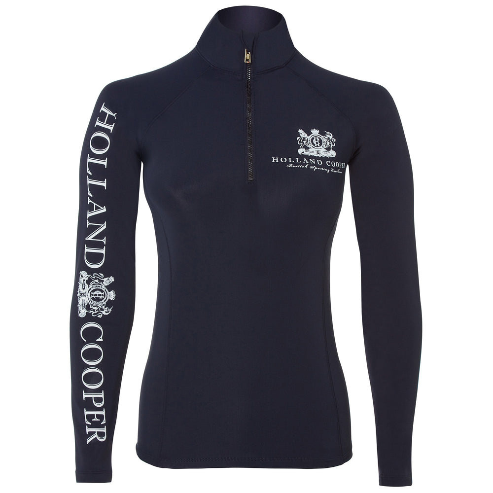 Holland Cooper Ladies Equi Base Layer#Navy