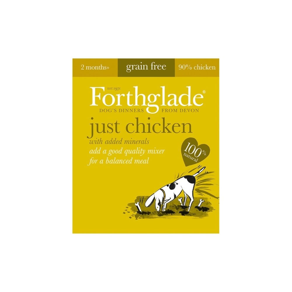 Forthglade Just Chicken Grain Free Wet Dog Food 395g