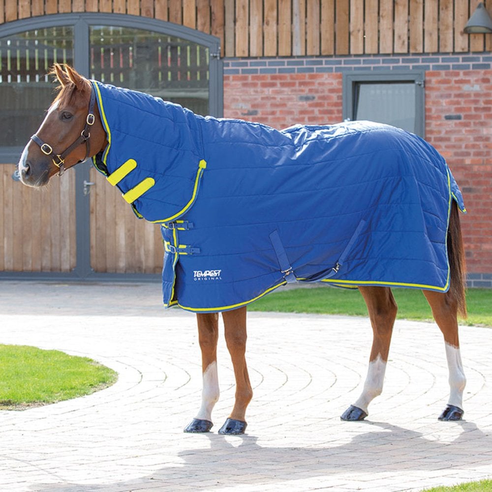 The Shires Tempest 100g Combo Stable Rug in Blue#Blue