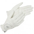 The LeMieux Classic Riding Gloves in White#White