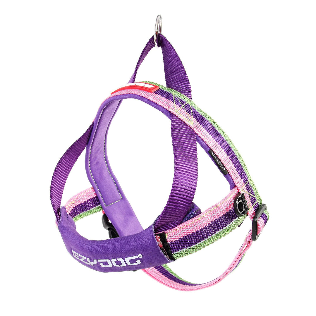 Ezydog Quick Fit Harness for Dogs in Purple Stripe#Purple Stripe