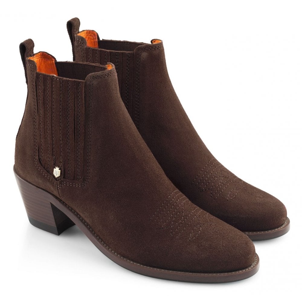 Fairfax & Favor Ladies Rockingham Suede Ankle Boot