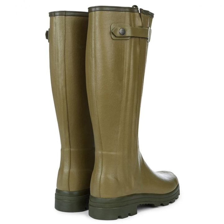 Le Chameau Chasseur Cuir Leather Lined Wellies