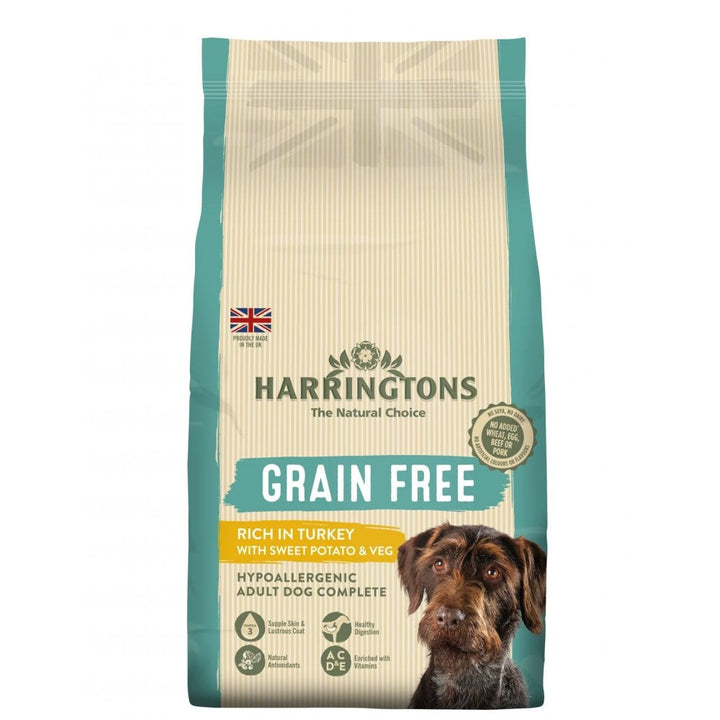 Harringtons Grain Free Dog Food Rich in Turkey & Sweet Potato 15kg