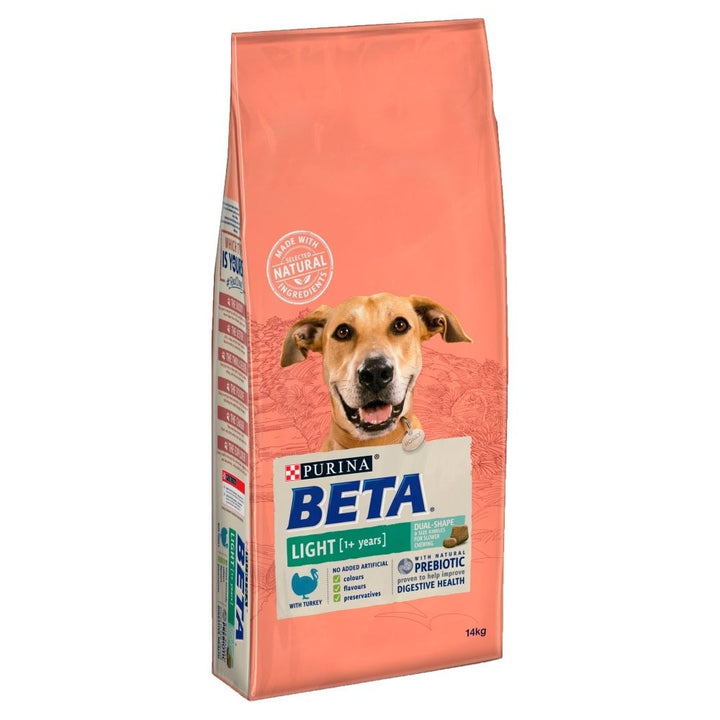 Beta Light Dog Food with Turkey 14kg
