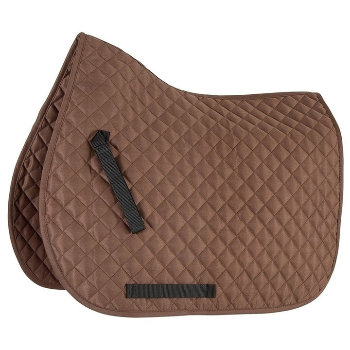 The Shires Wessex Saddlepad in Brown#Brown