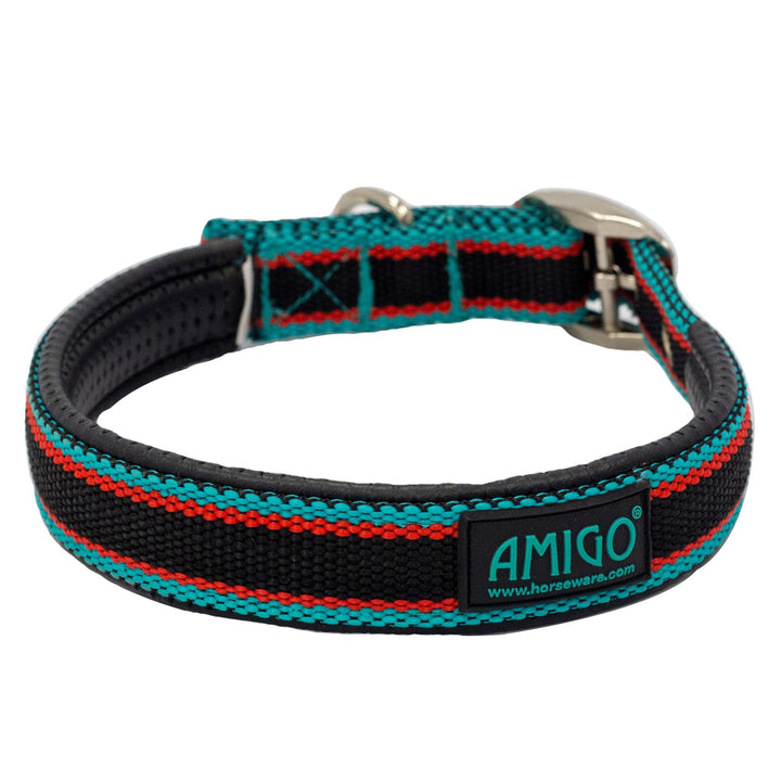 Amigo Dog Collar in Black#Black