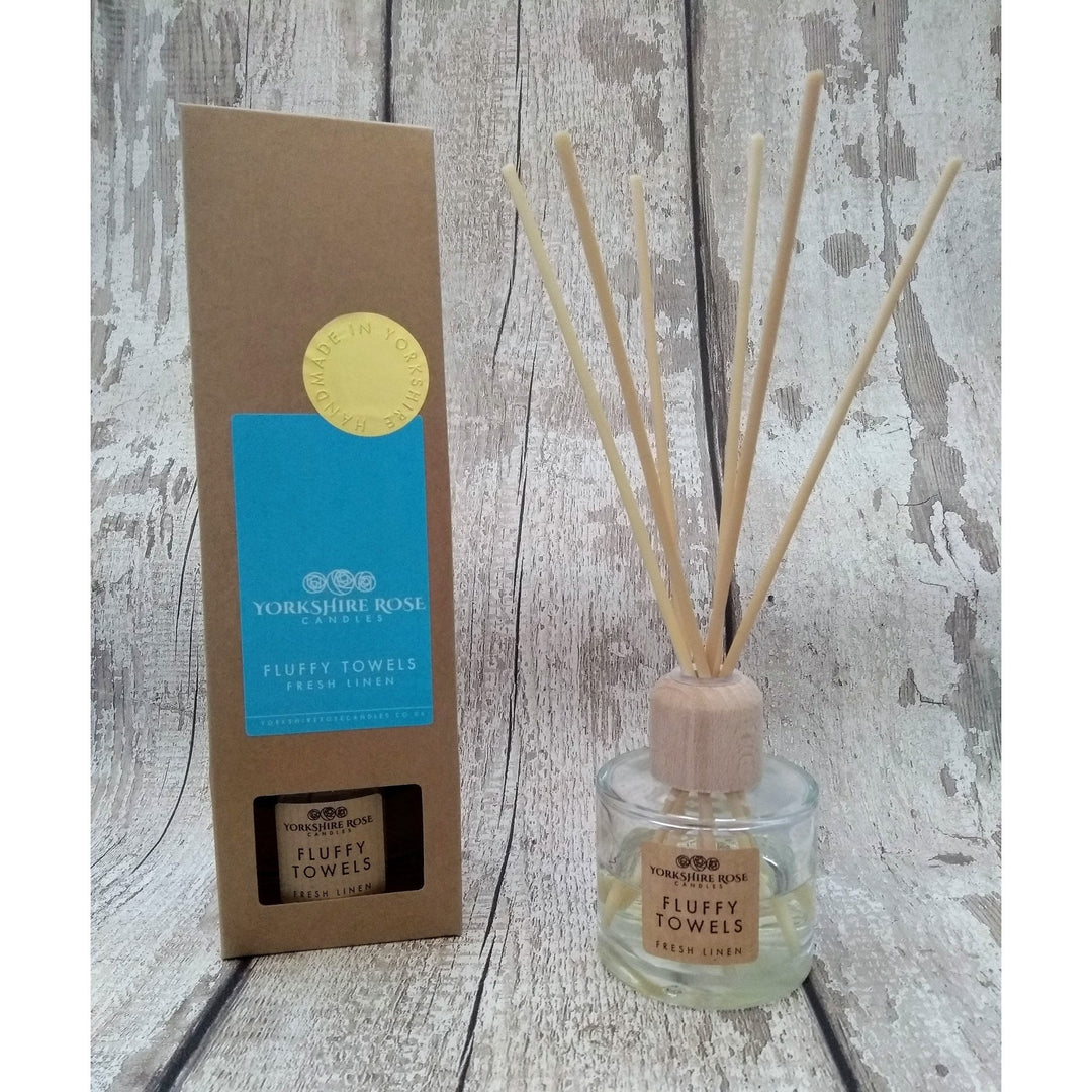 Yorkshire Rose Candles "Fluffy Towels" Reed Diffuser