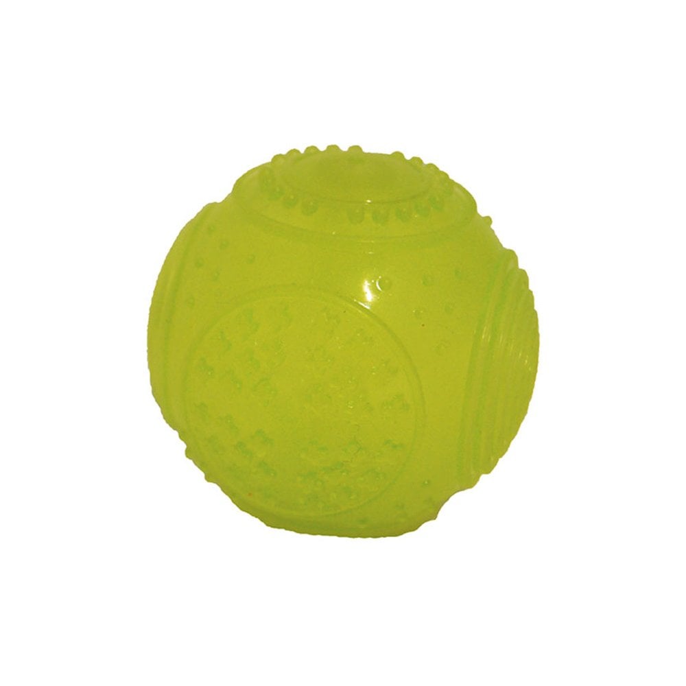 The Rosewood Glow In the Dark Ball for Dogs in Yellow#Yellow