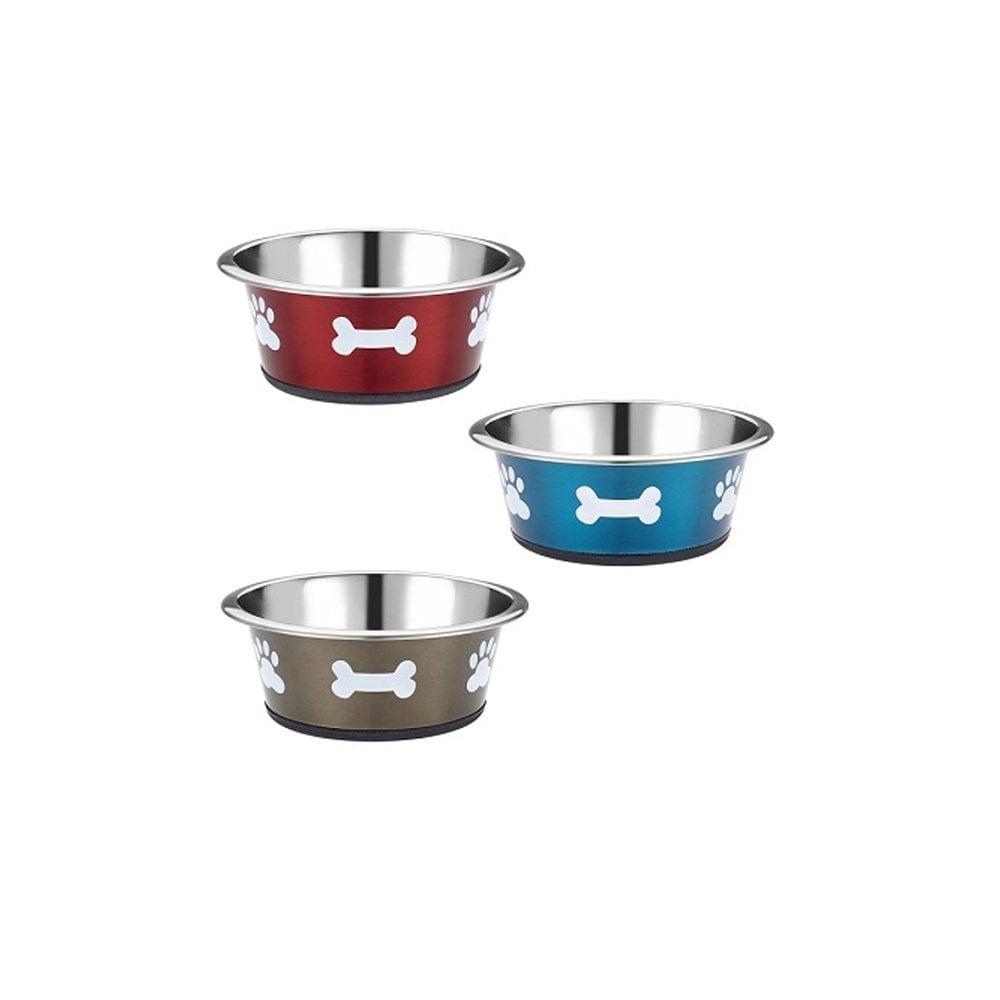 Classic Posh Paws Stainless Steel Pet Dish 900ml