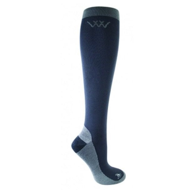 The Woof Wear Competition Riding Sock in Grey#Grey