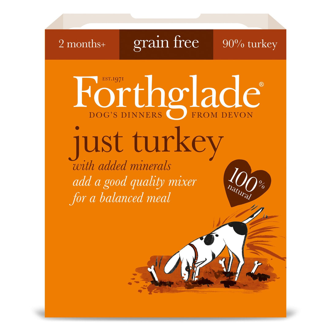 Forthglade Just Turkey Grain Free Wet Dog Food 395g