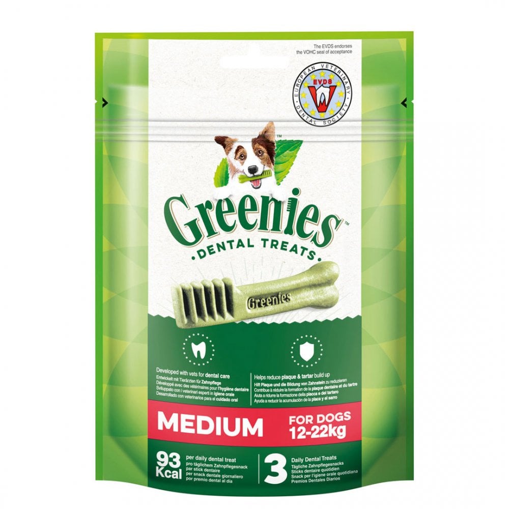 Greenies Original Dental Treats for Medium Breed Dogs 85g