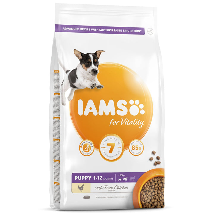 Iams Vitality Small & Medium Breed Puppy Food 2kg