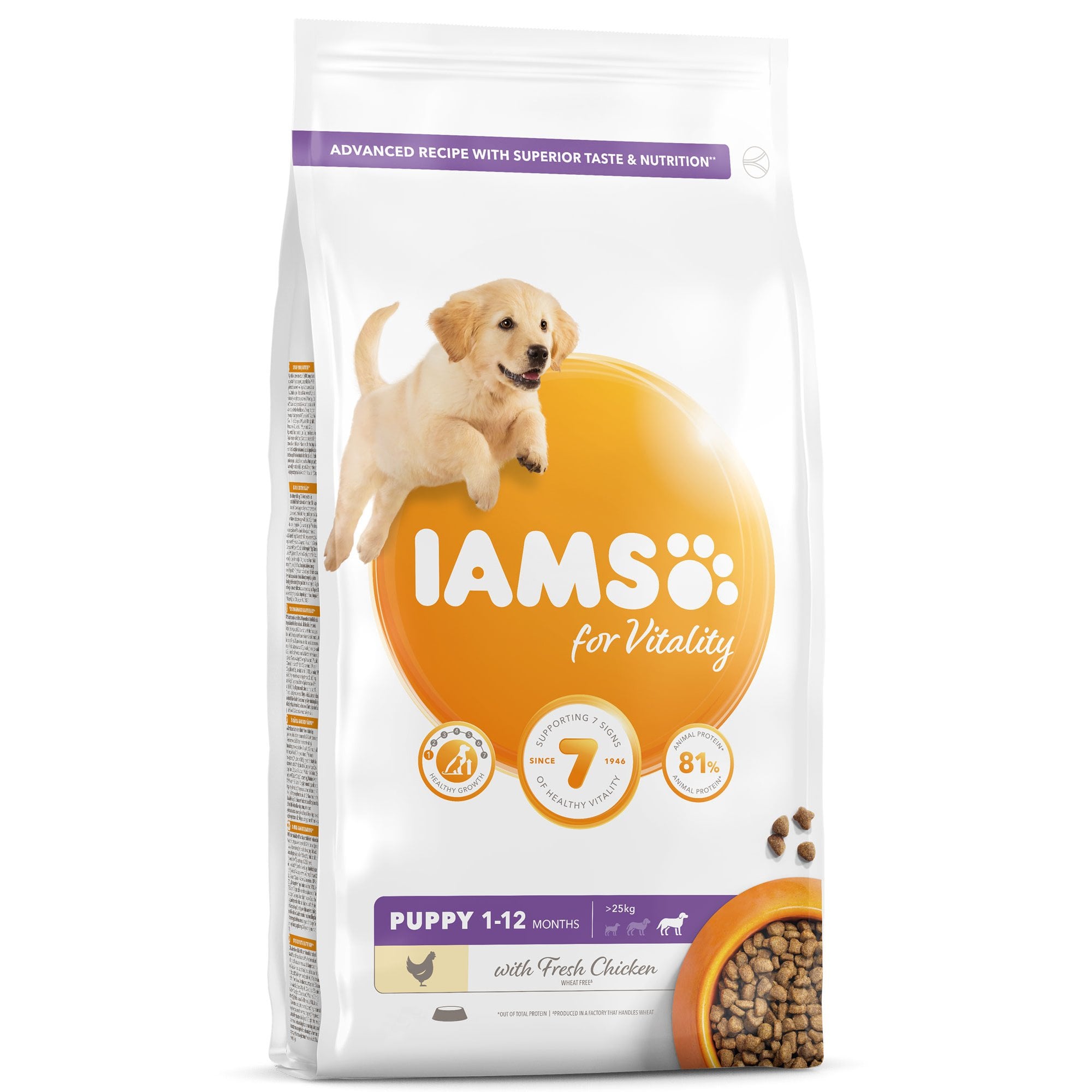 Iams Vitality Large Breed Puppy Food Millbry Hill