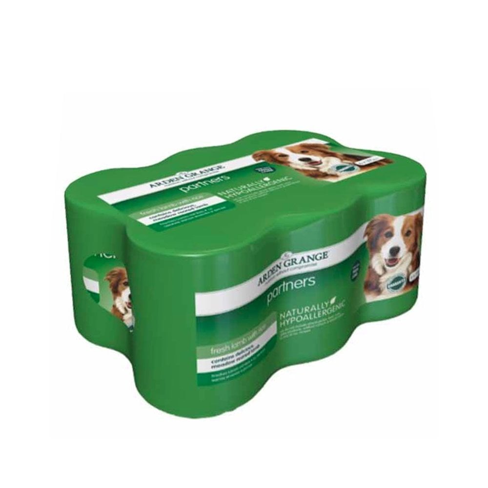 Arden Grange Dog Food with Fresh Lamb & Rice (6x395g Tins) 6 x 395g