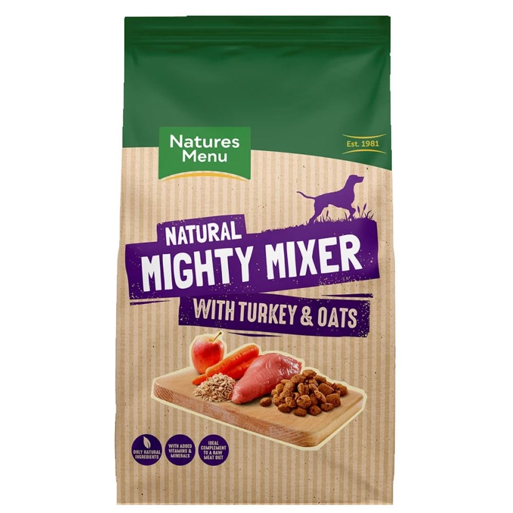 Natures Menu Mighty Mixer with Turkey & Oats 2kg