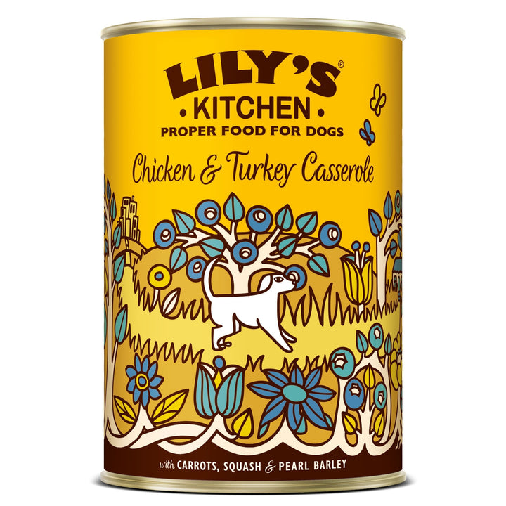 Lily's Kitchen Chicken & Turkey Casserole Dog Food 400g