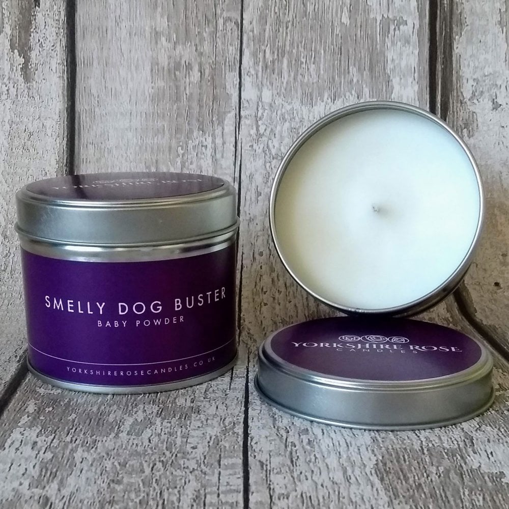 Yorkshire Rose Candles "Smelly Dog Buster" Candle Tin
