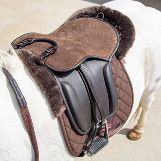 The Shires Aviemore Pony Pad in Brown#Brown