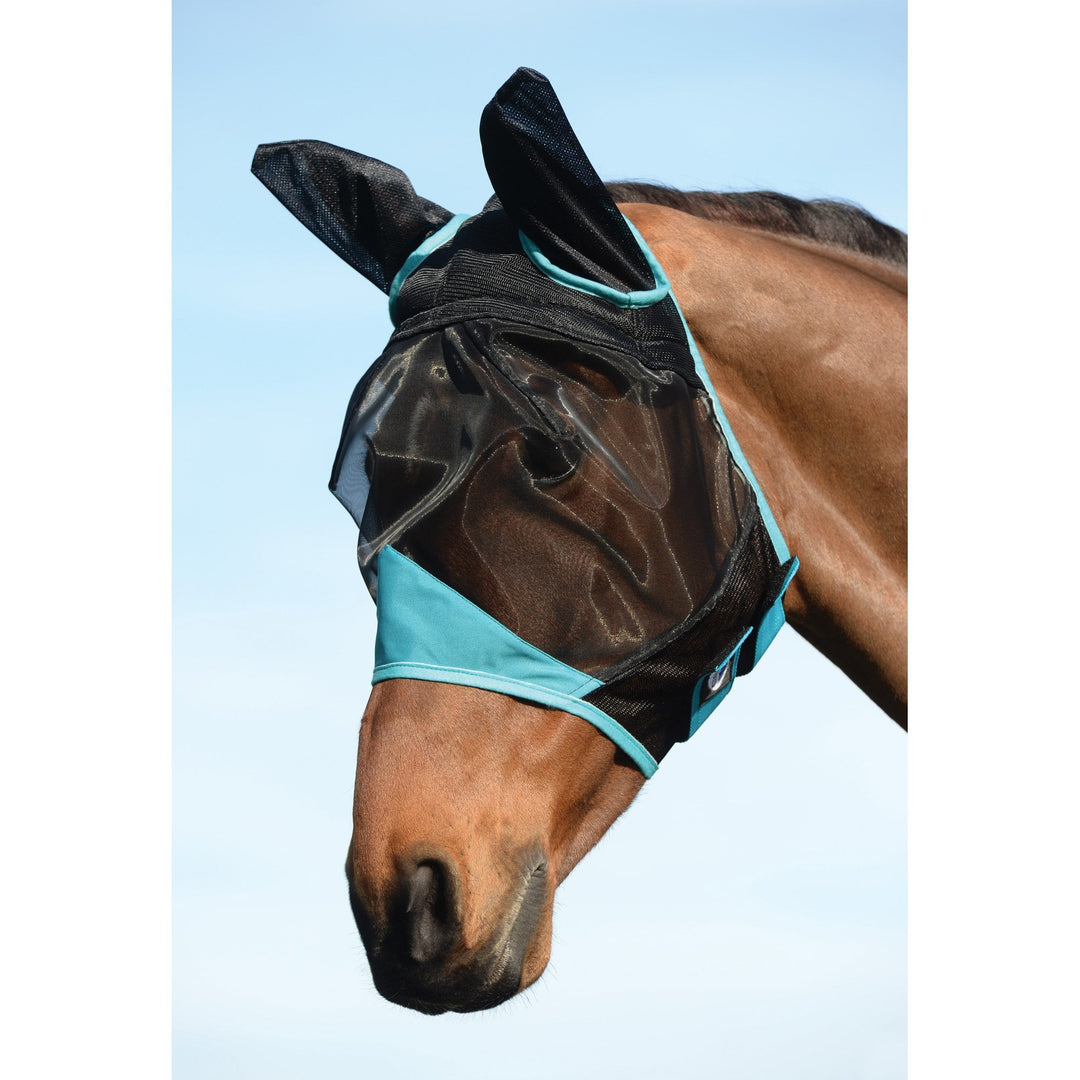 The WeatherBeeta Comfitec Fine Mesh Mask with Ears in Navy#Navy