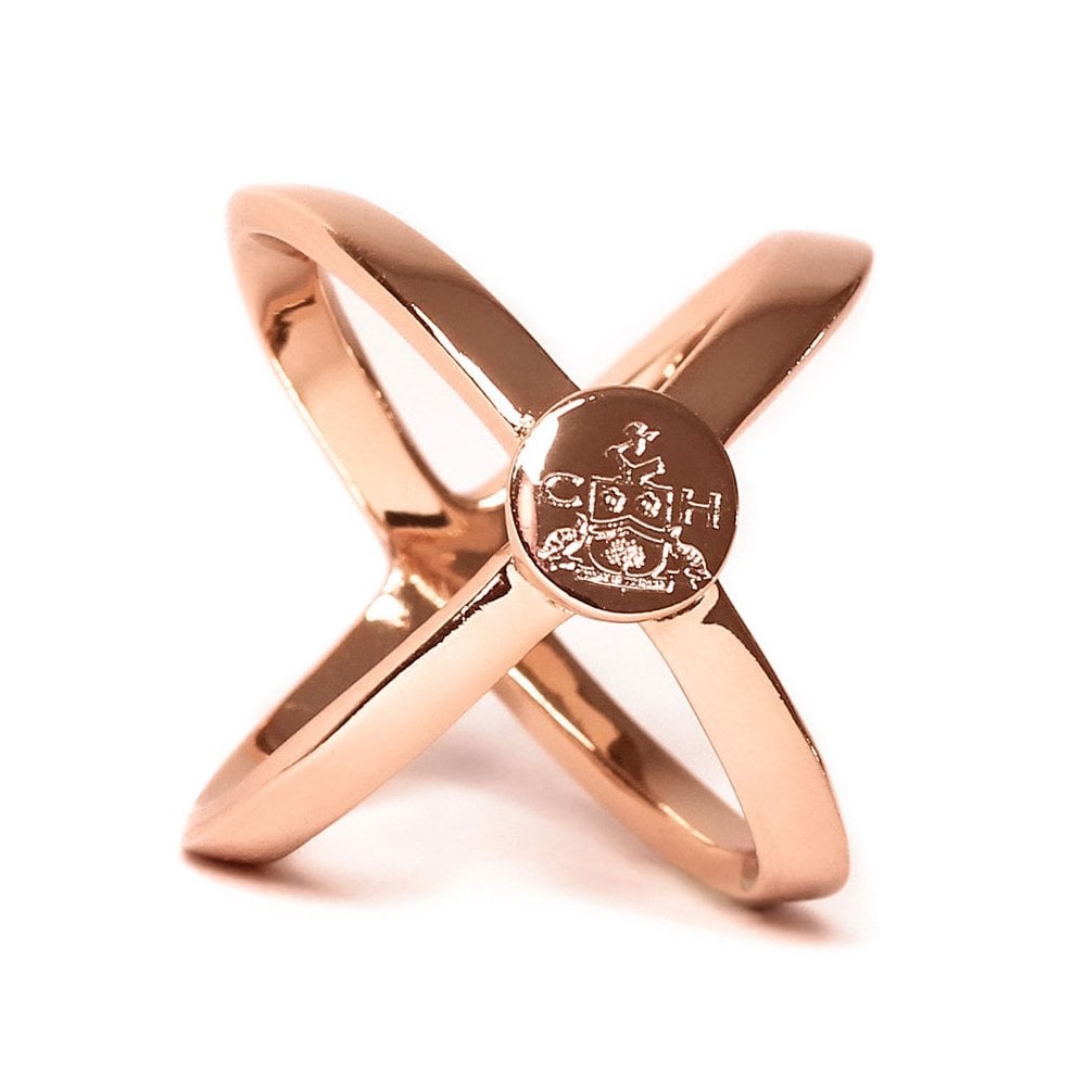 The Clare Haggas Scarf Ring in Rose Gold#Rose Gold