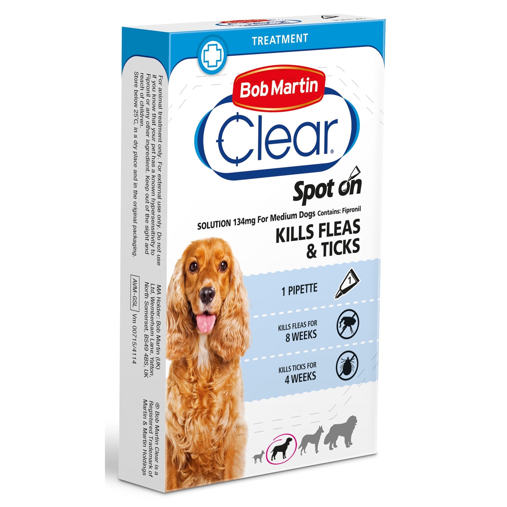 Bob martin flea 2025 treatment for medium dogs