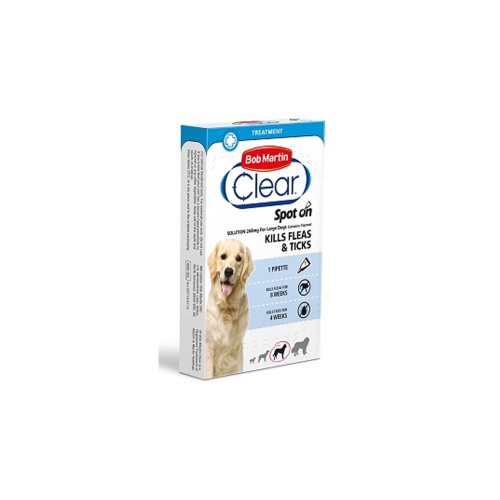 Bob Martin Flea Clear Spot On for Large Dogs 1 Pip