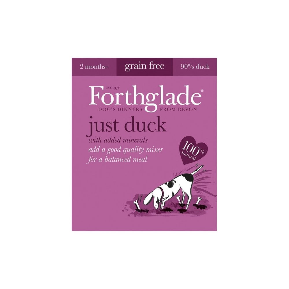Forthglade Just Duck Grain Free Dog Food 390g