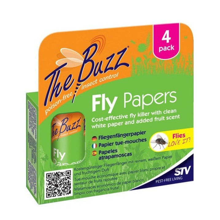 The Buzz Fly Paper 4 Pack 4 Pack