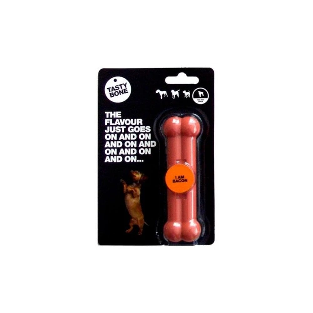 BFP Tasty Bone Bacon Toy/Puppy XSmall Dog Treat Toy