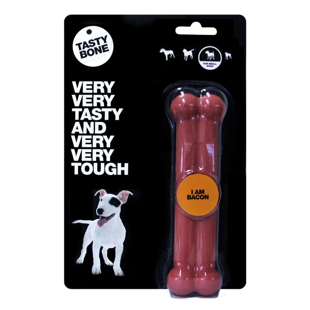 BFP Tasty Bone Bacon Small Dog Treat Toy