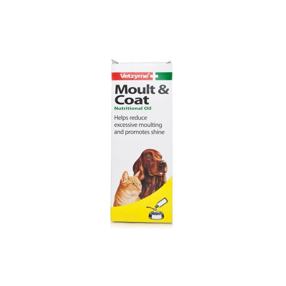 Vetzyme Moult & Coat Nutritional Oil For Cats and Dogs 150ml