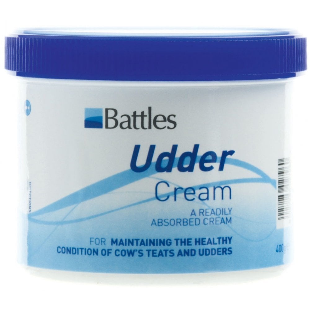 Battles Udder Cream For Cows and Horses Teats 400g