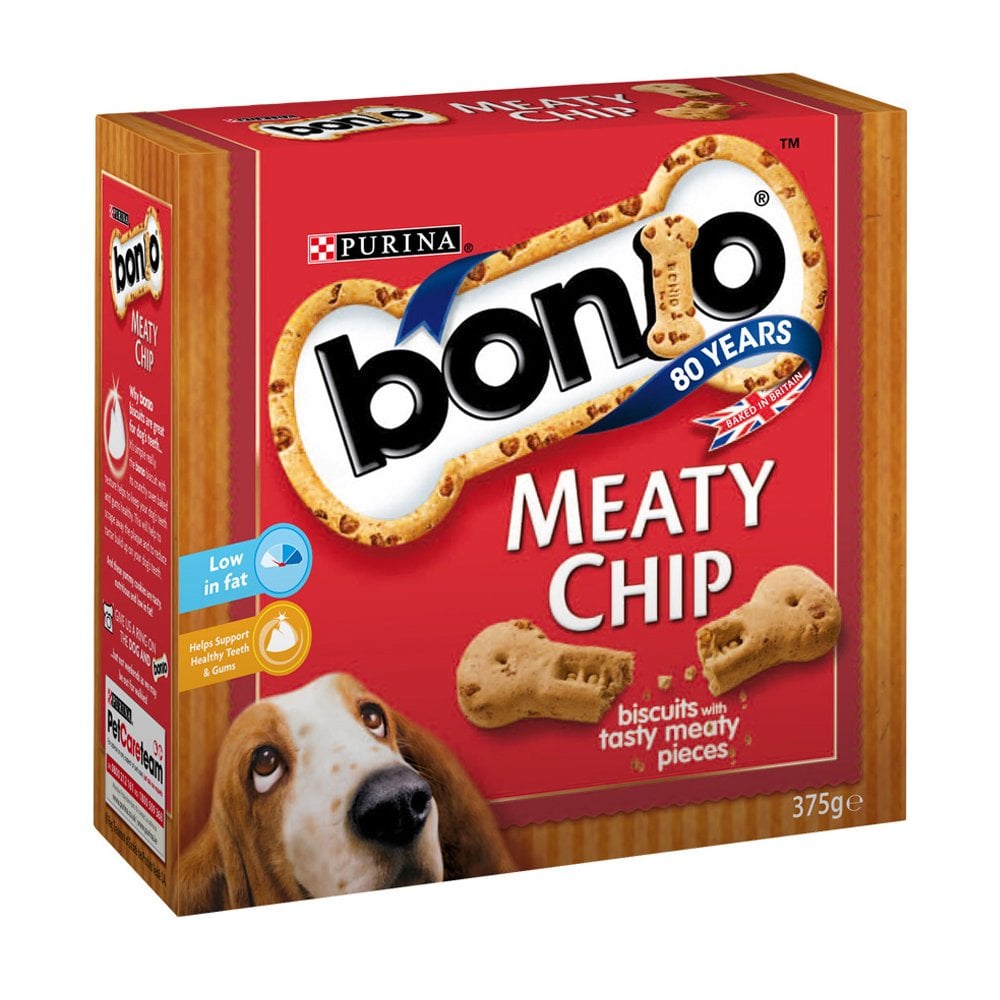 Bonio Meaty Chip Dog Treats 375g