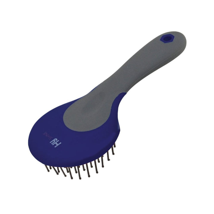 The Hy Sport Active Groom Mane & Tail Brush in Navy#Navy