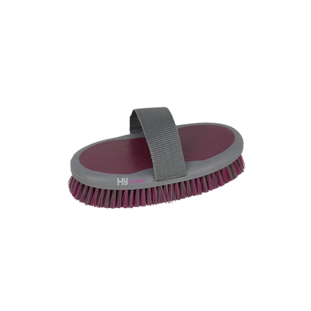 Hy Sport Active Groom Sponge Brush in Purple#Purple