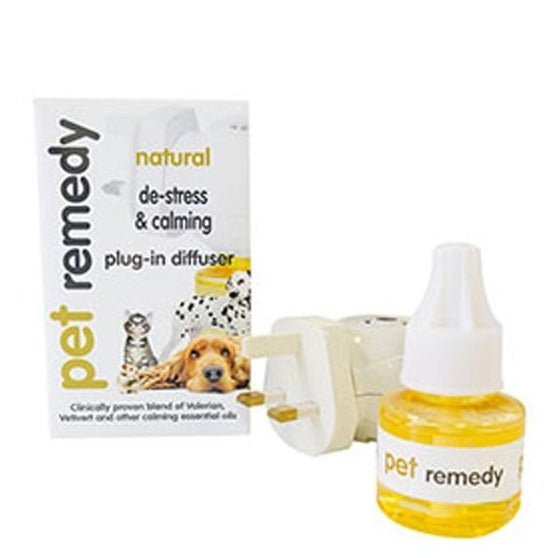 Pet Remedy Plug in Diffuser + 40ml For Stressed and Anxious Pets 40ml