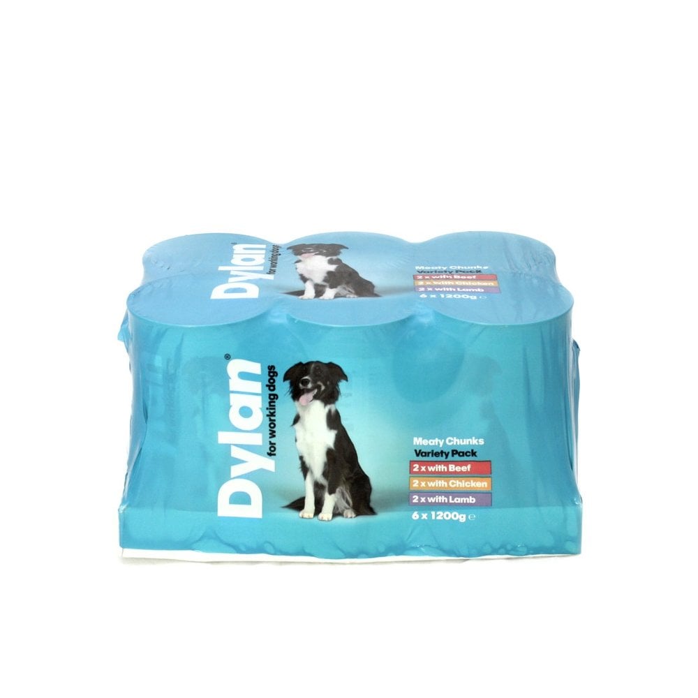 Dylan Supersize Variety Cans for Working Dogs (6x1200g Tins) 6 x 1200g