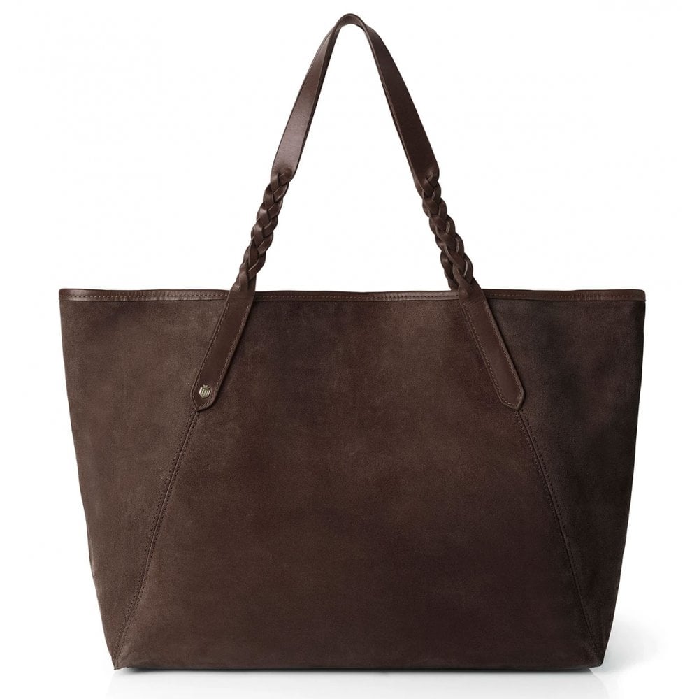 The Fairfax & Favor Ladies Burford Tote Bag in Chocolate#Chocolate