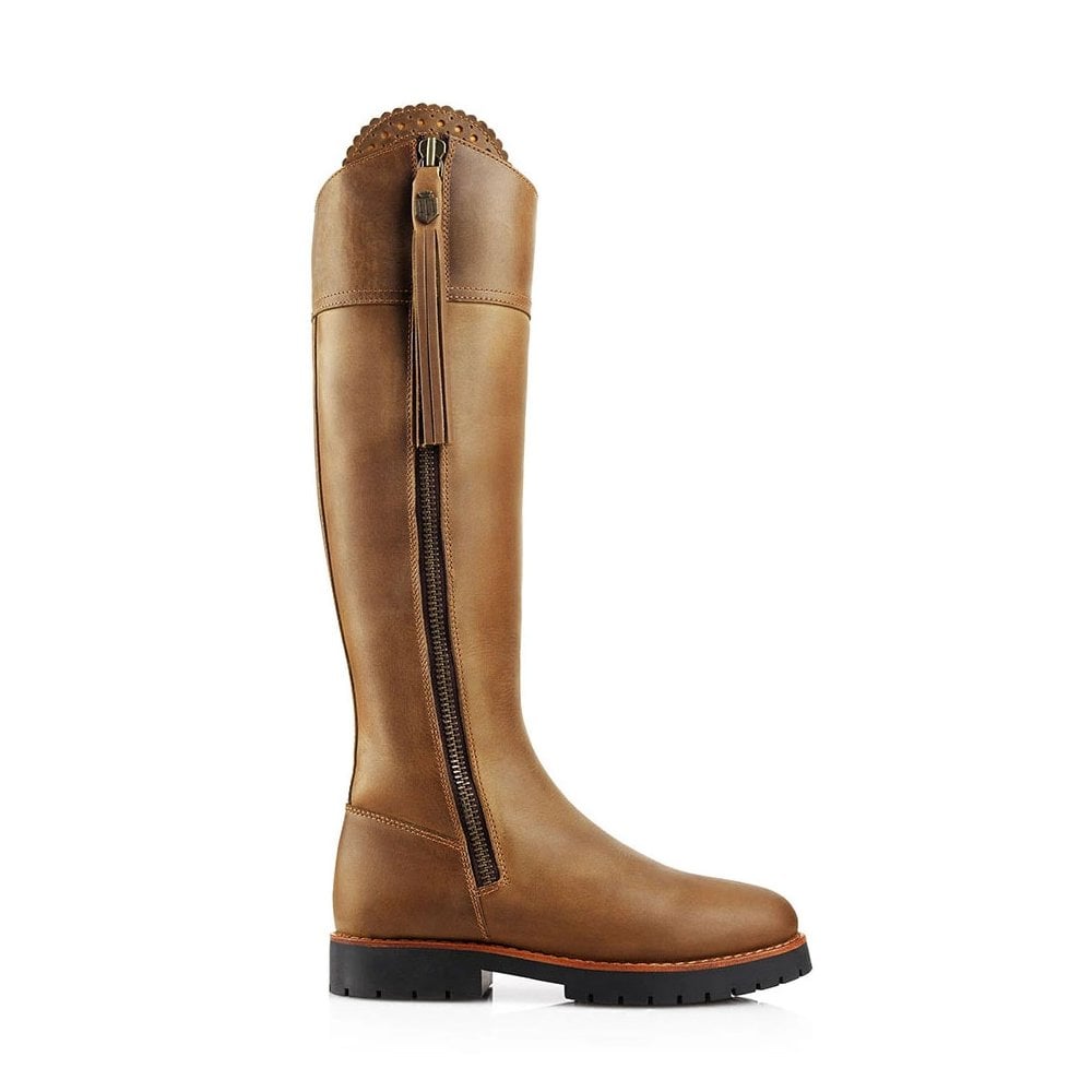 The Fairfax & Favor Ladies Narrow Fit Explorer Boots in Brown#Brown