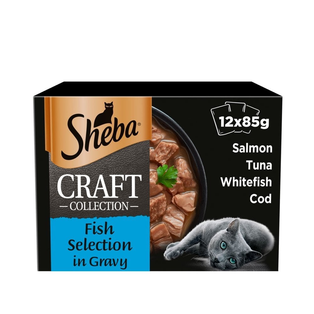 Sheba Craft Collection Fish Selection in Gravy Cat Food