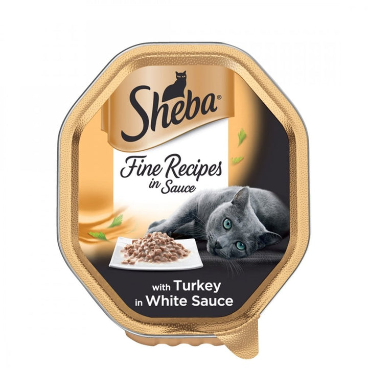 Sheba Fine Recipes Cat Food with Turkey in Sauce Multipack