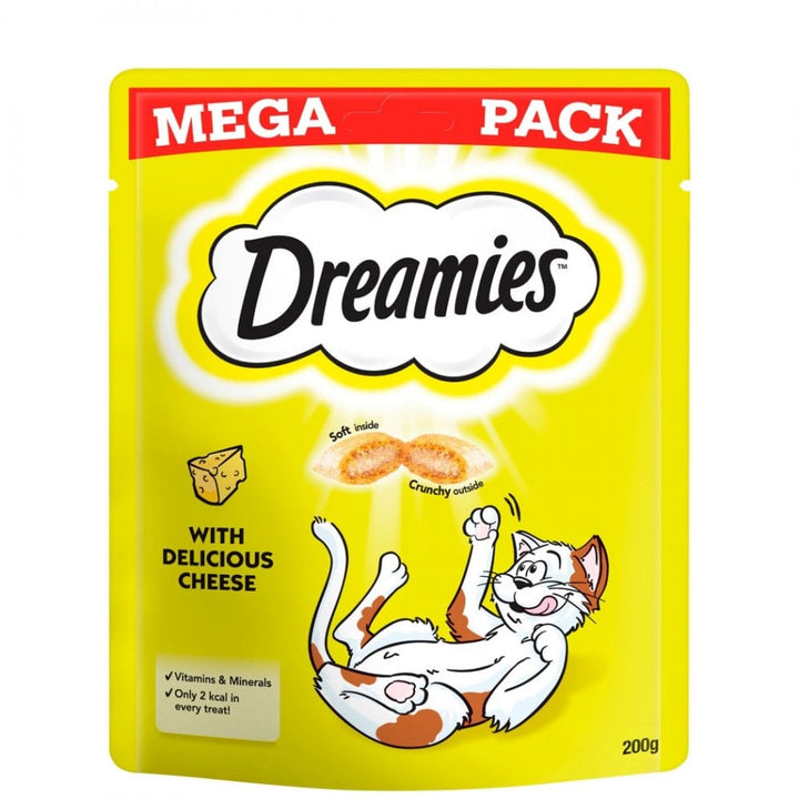 Dreamies Cat Treats with Cheese Mega Pack 200g