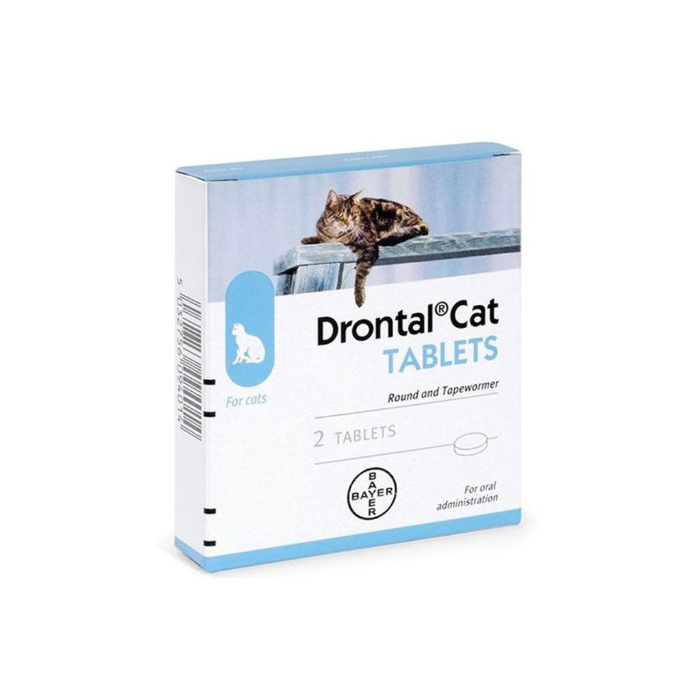Drontal Cat Wormer Tablets 2 Pack